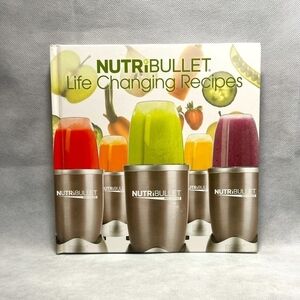Recipes Book NutriBullet Natural Healing Foods Cookbook Hardback Cover Recipes